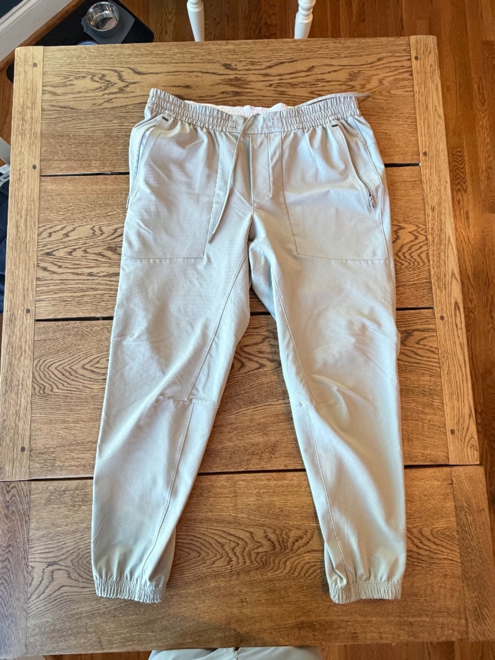 lululemon athletica Men's Light Beige Jogger Sweatpants